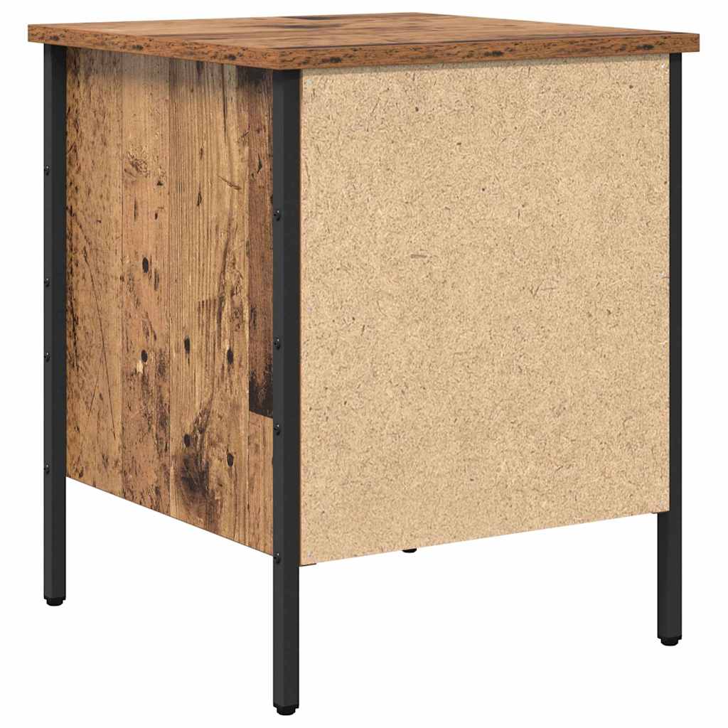 Comodino con cassetto Legno vecchio 40 x 42 x 50 cm