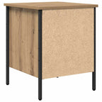 Comodino con cassetto rovere artigianale 40 x 42 x 50 cm