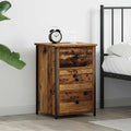 Armadio da Notte con cassetto Marrone 40 x 36 x 60 cm