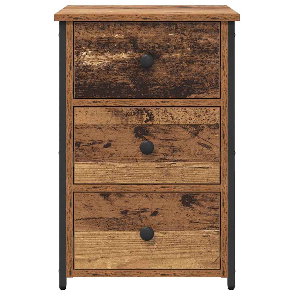 Armadio da Notte con cassetto Marrone 40 x 36 x 60 cm