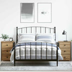 Armadio da Notte con cassetto 2 pcs Marrone 40 x 36 x 60 cm