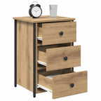 Armadio da Notte con cassetto 2 pcs Marrone 40 x 36 x 60 cm