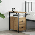 Armadio da Notte rovere artigianale 30 x 60 x 60 cm