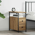 Armadio da Notte rovere artigianale 30 x 60 x 60 cm