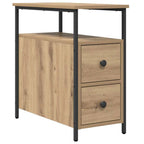 Armadio da Notte rovere artigianale 30 x 60 x 60 cm