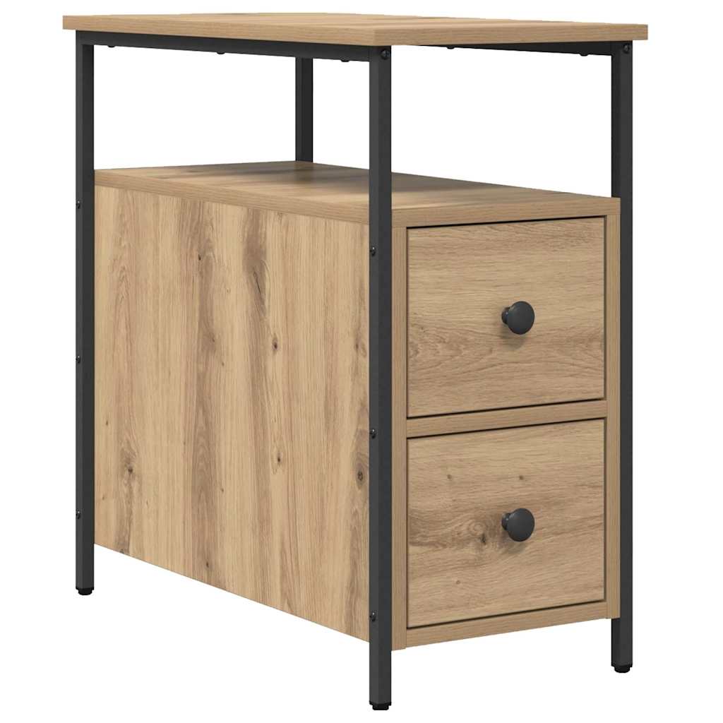 Armadio da Notte rovere artigianale 30 x 60 x 60 cm
