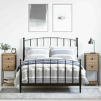 Armadio da Notte 2 pcs rovere artigianale 32 x 42 x 70 cm