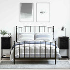 Armadio da Notte con cassetto 2 pcs Rovere nero 32 x 42 x 70 cm