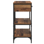 Tavolo consolle con cassetto Marrone 100 x 34,5 x 75 cm legno