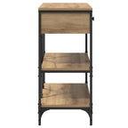 Tavolo consolle con cassetto Marrone 100 x 34,5 x 75 cm legno
