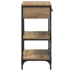 Tavolo consolle con cassetto Marrone 75 x 34,5 x 75 cm legno
