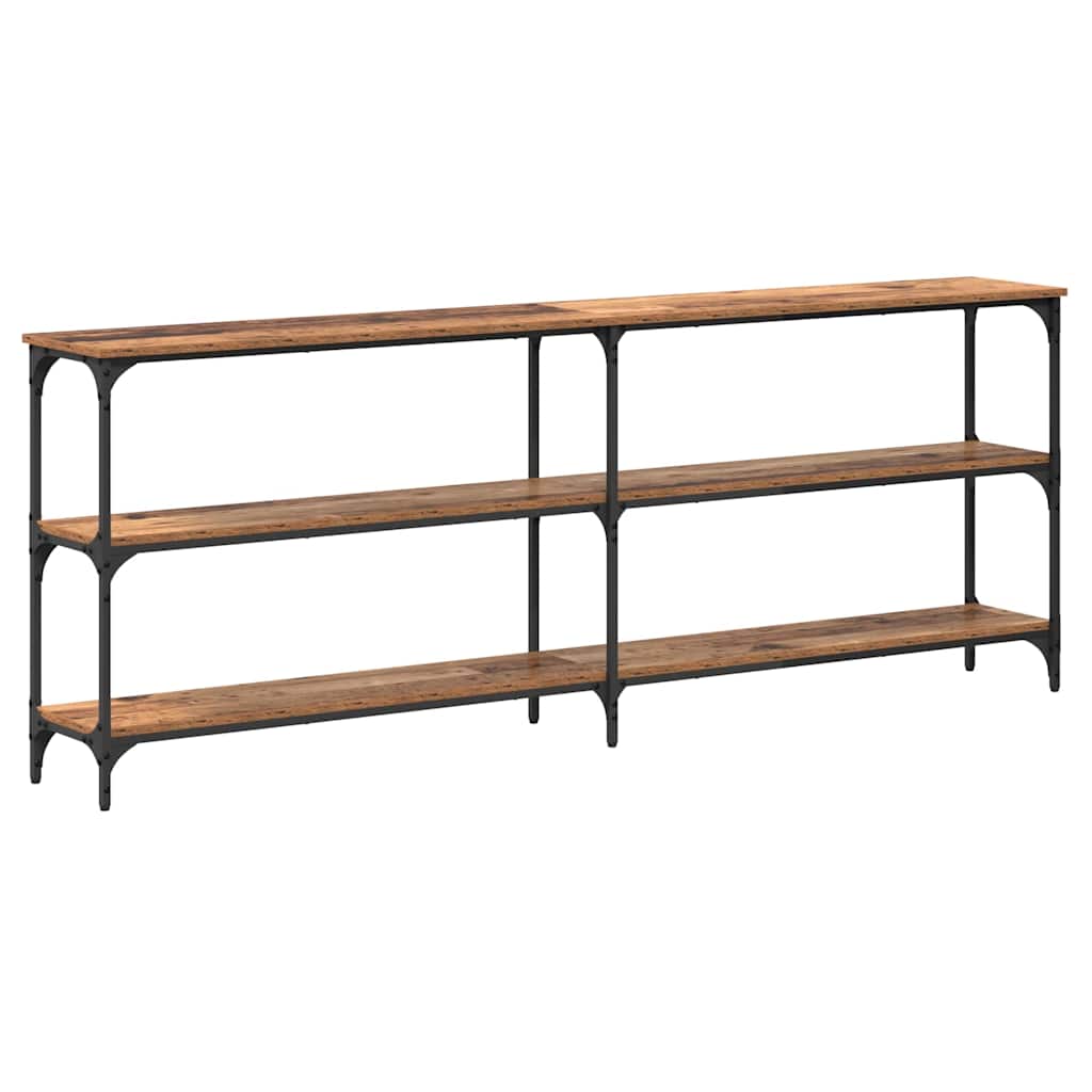 Tavolo consolle Legno vecchio 200 x 29 x 75 cm