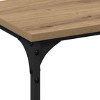 Tavolo consolle rovere artigianale 200 x 29 x 75 cm