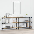 Tavolo consolle rovere artigianale 200 x 29 x 75 cm
