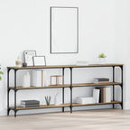 Tavolo consolle rovere artigianale 200 x 29 x 75 cm