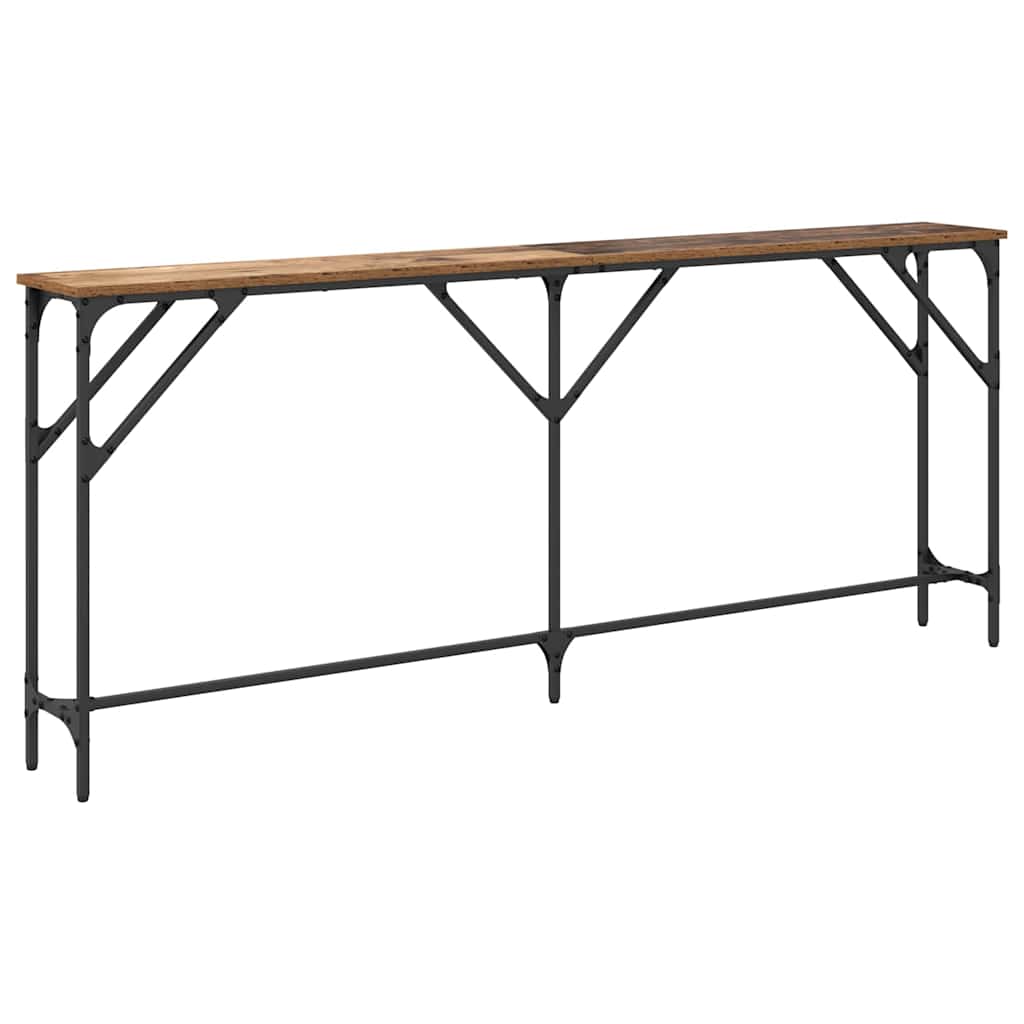 Tavolo consolle Legno vecchio 180 x 23 x 75 cm