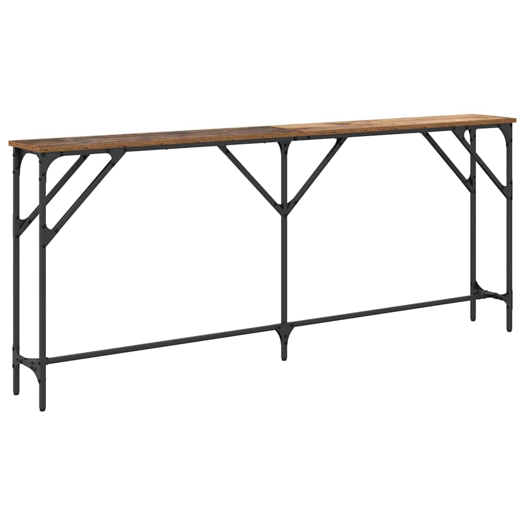Tavolo consolle Legno vecchio 180 x 23 x 75 cm