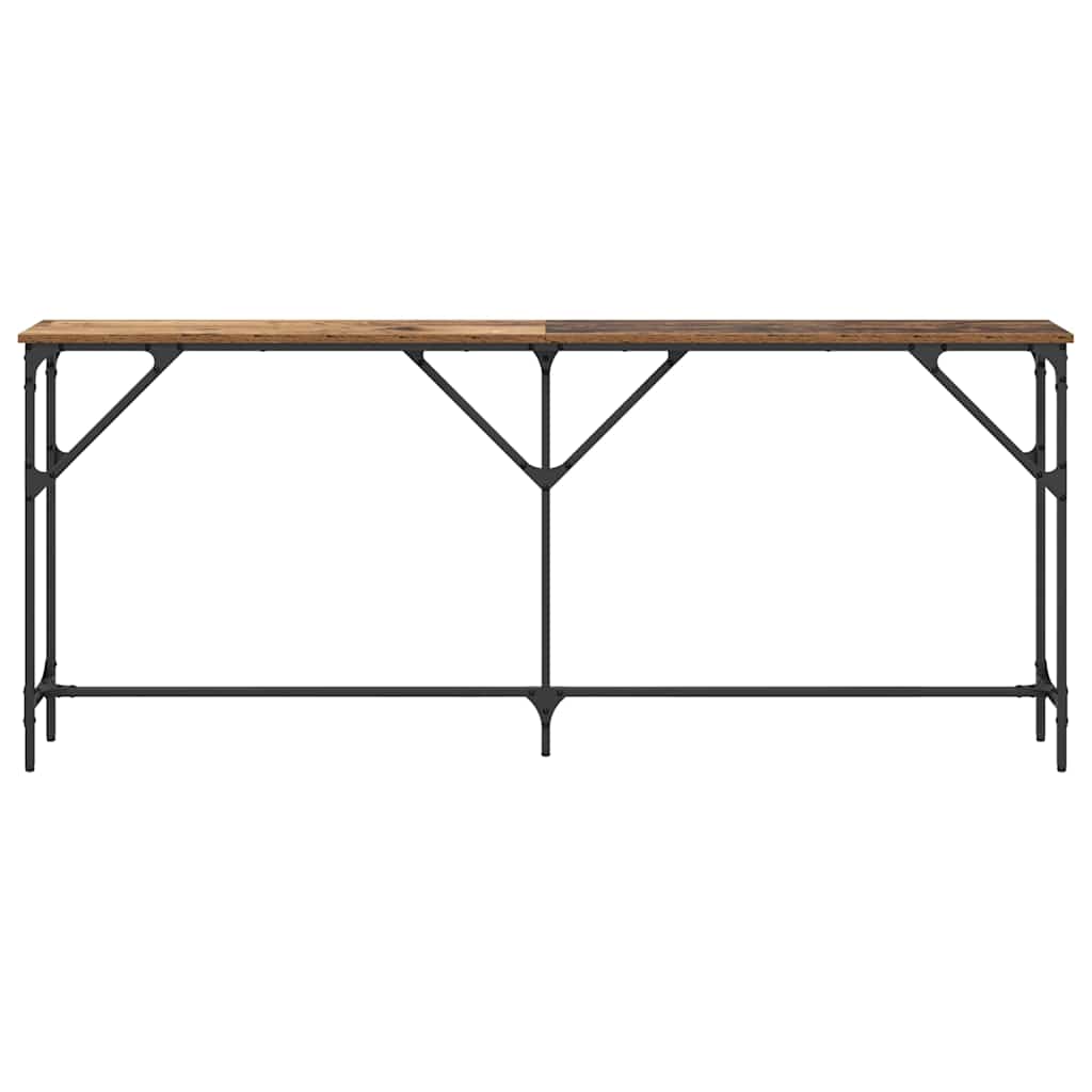 Tavolo consolle Legno vecchio 180 x 23 x 75 cm