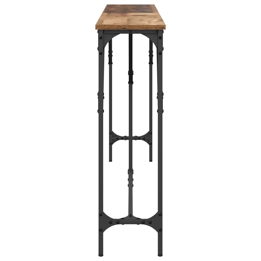 Tavolo consolle Legno vecchio 180 x 23 x 75 cm