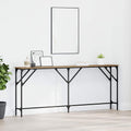 Tavolo consolle rovere artigianale 180 x 23 x 75 cm