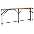 Tavolo consolle rovere artigianale 180 x 23 x 75 cm