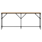 Tavolo consolle rovere artigianale 180 x 23 x 75 cm