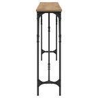 Tavolo consolle rovere artigianale 180 x 23 x 75 cm