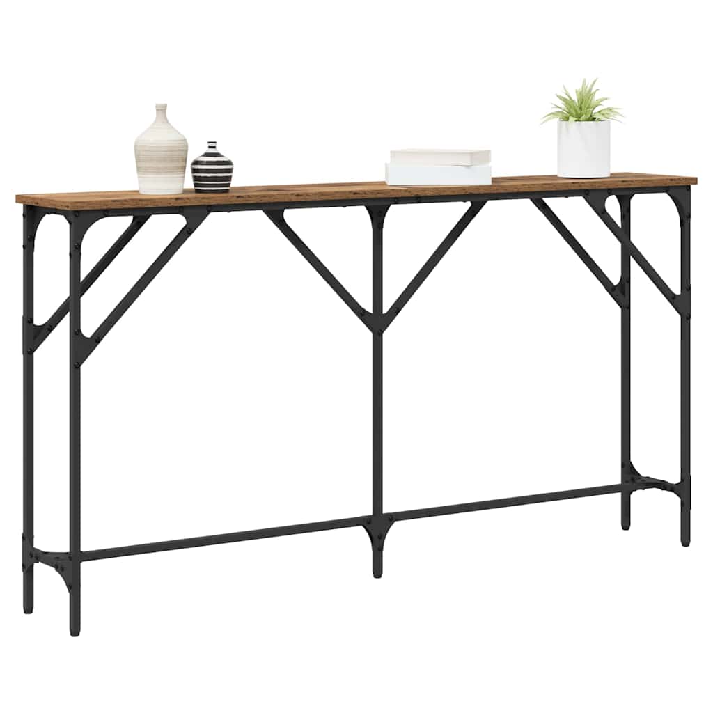 Tavolo consolle Legno vecchio 140 x 23 x 75 cm