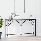 Tavolo consolle rovere artigianale 140 x 23 x 75 cm