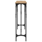 Tavolo consolle rovere artigianale 140 x 23 x 75 cm