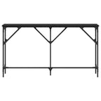 Tavolo consolle Rovere nero 140 x 23 x 75 cm