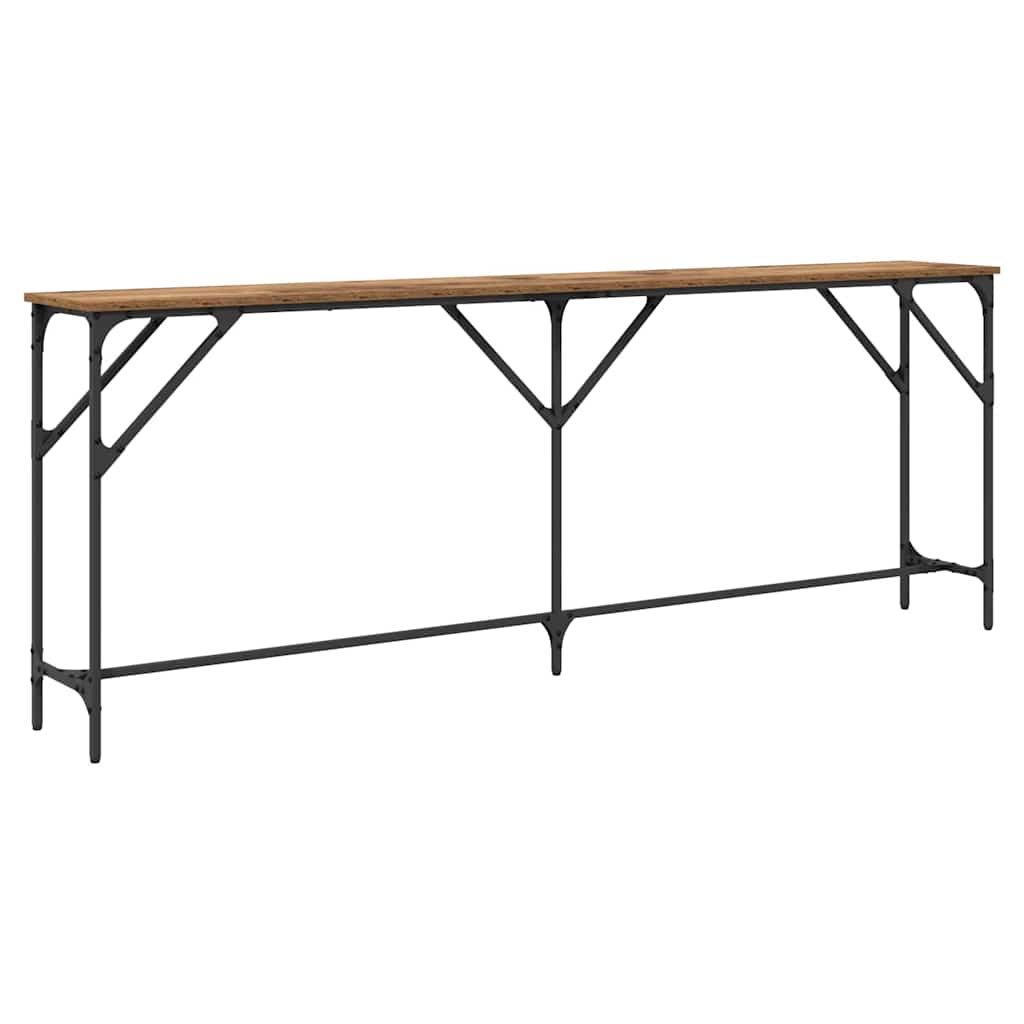 Tavolo consolle Legno vecchio 200 x 29 x 75 cm