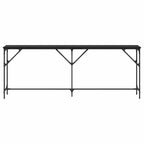 Tavolo consolle Rovere nero 200 x 29 x 75 cm
