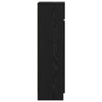 Mobile per scarpe con cassetto Rovere Nero 100,5 x 28 x 100 cm