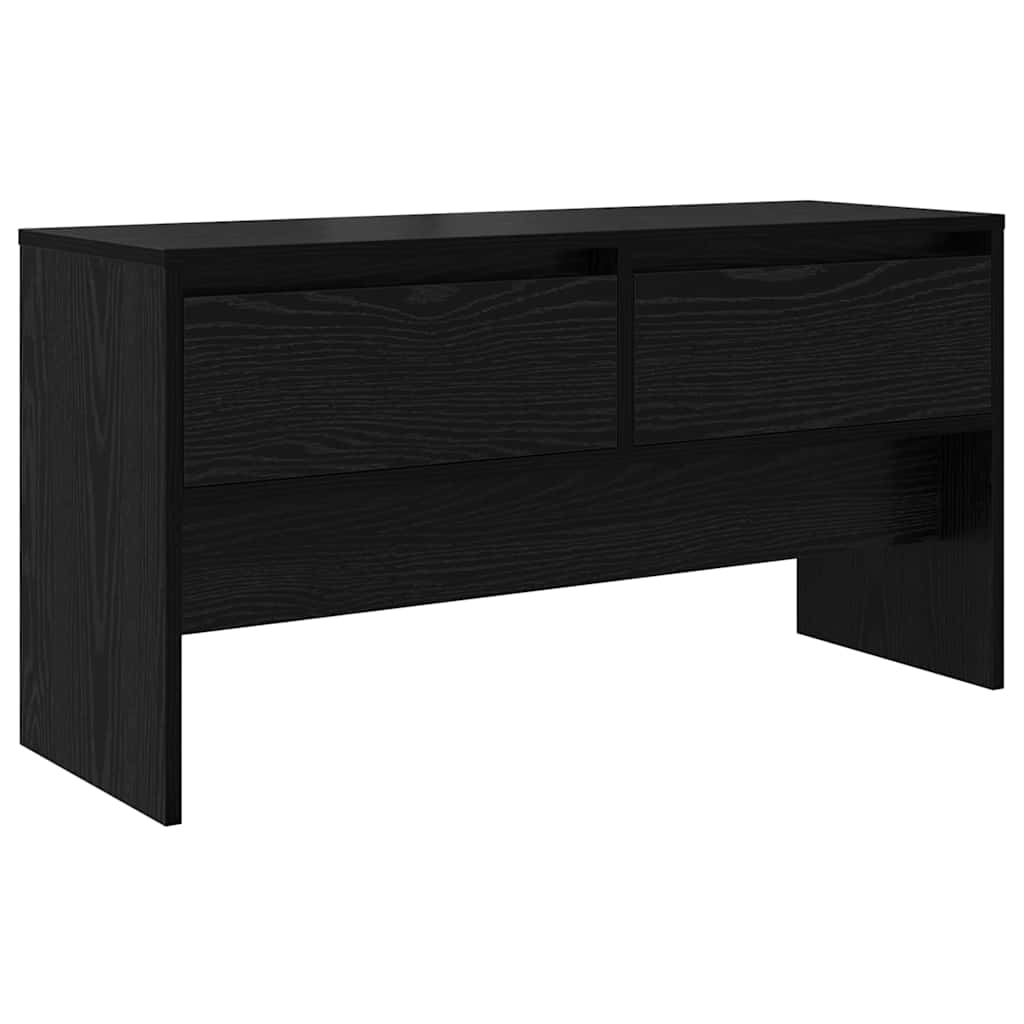 Set mobili da ingresso 4 pcs Rovere Nero Legno multistrato
