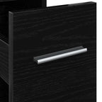 Set di mobili per il bagno Rovere Nero 22 x 44 x 61.5 cm