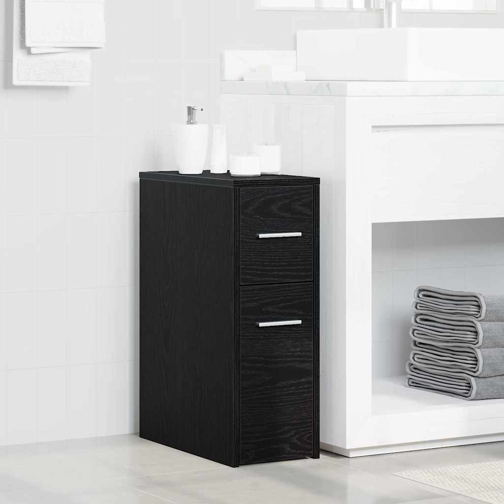 Set di mobili per il bagno Rovere Nero 22 x 44 x 61.5 cm