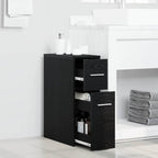 Set di mobili per il bagno Rovere Nero 22 x 44 x 61.5 cm
