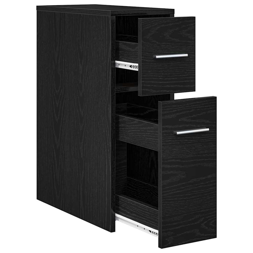 Set di mobili per il bagno Rovere Nero 22 x 44 x 61.5 cm