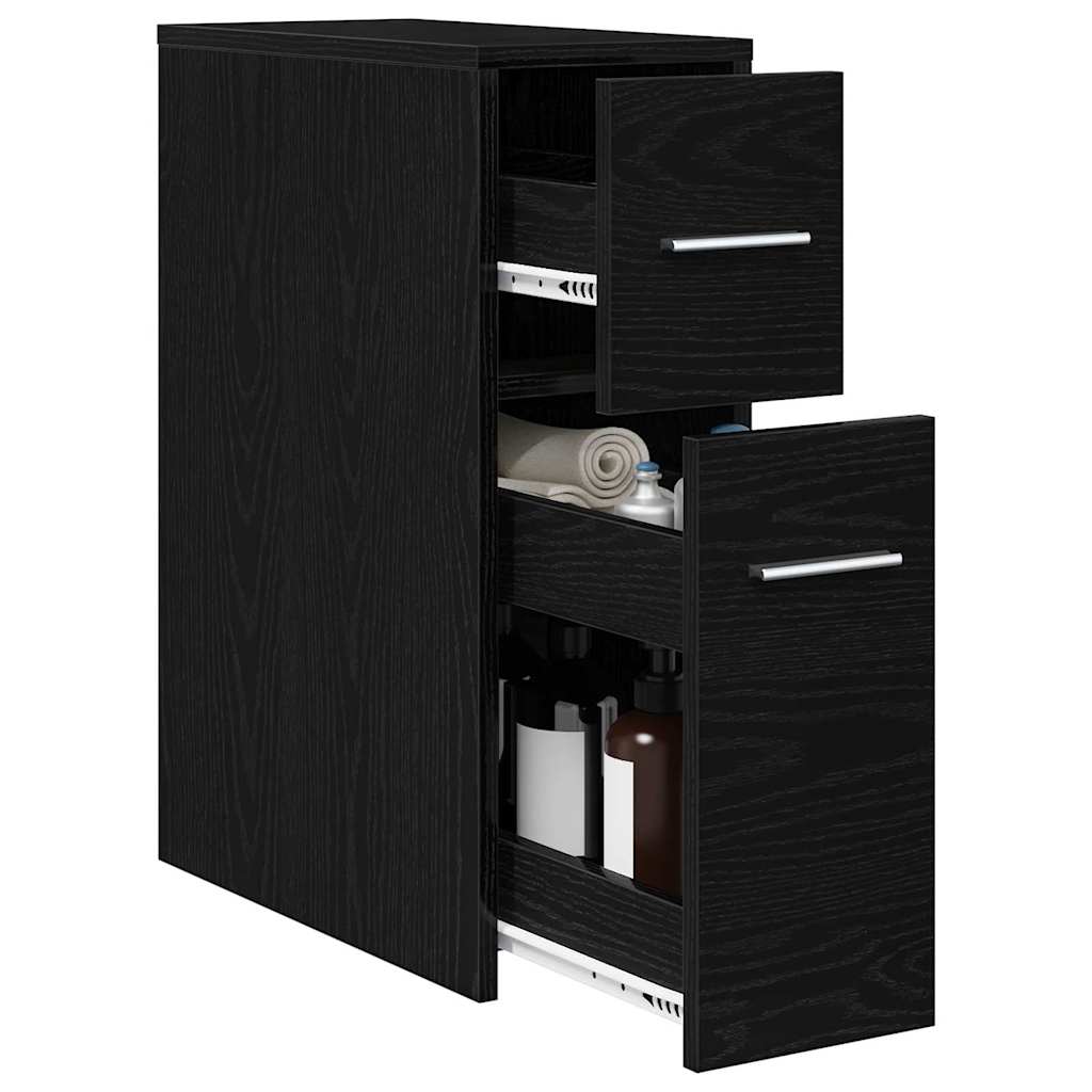 Set di mobili per il bagno Rovere Nero 22 x 44 x 61.5 cm