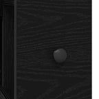 Set di mobili per il bagno Rovere Nero 80 x 18 x 60 cm
