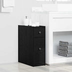 Set di mobili per il bagno Rovere Nero 80 x 18 x 60 cm