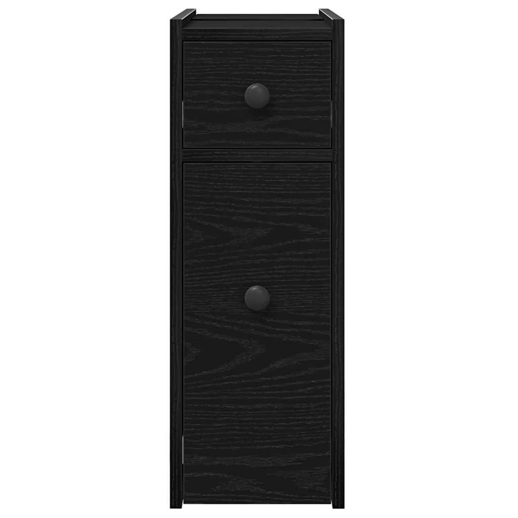 Set di mobili per il bagno Rovere Nero 80 x 18 x 60 cm