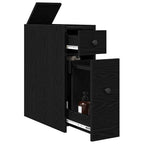 Set di mobili per il bagno Rovere Nero 80 x 18 x 60 cm
