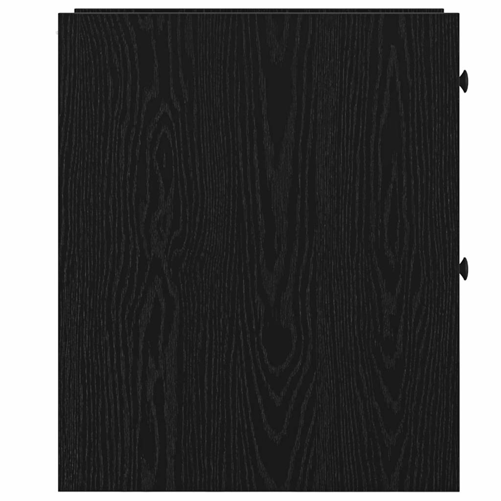 Set di mobili per il bagno Rovere Nero 80 x 18 x 60 cm
