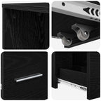 Set di mobili per il bagno Rovere Nero 22 x 41 x 135 cm