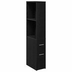 Set di mobili per il bagno Rovere Nero 22 x 41 x 135 cm