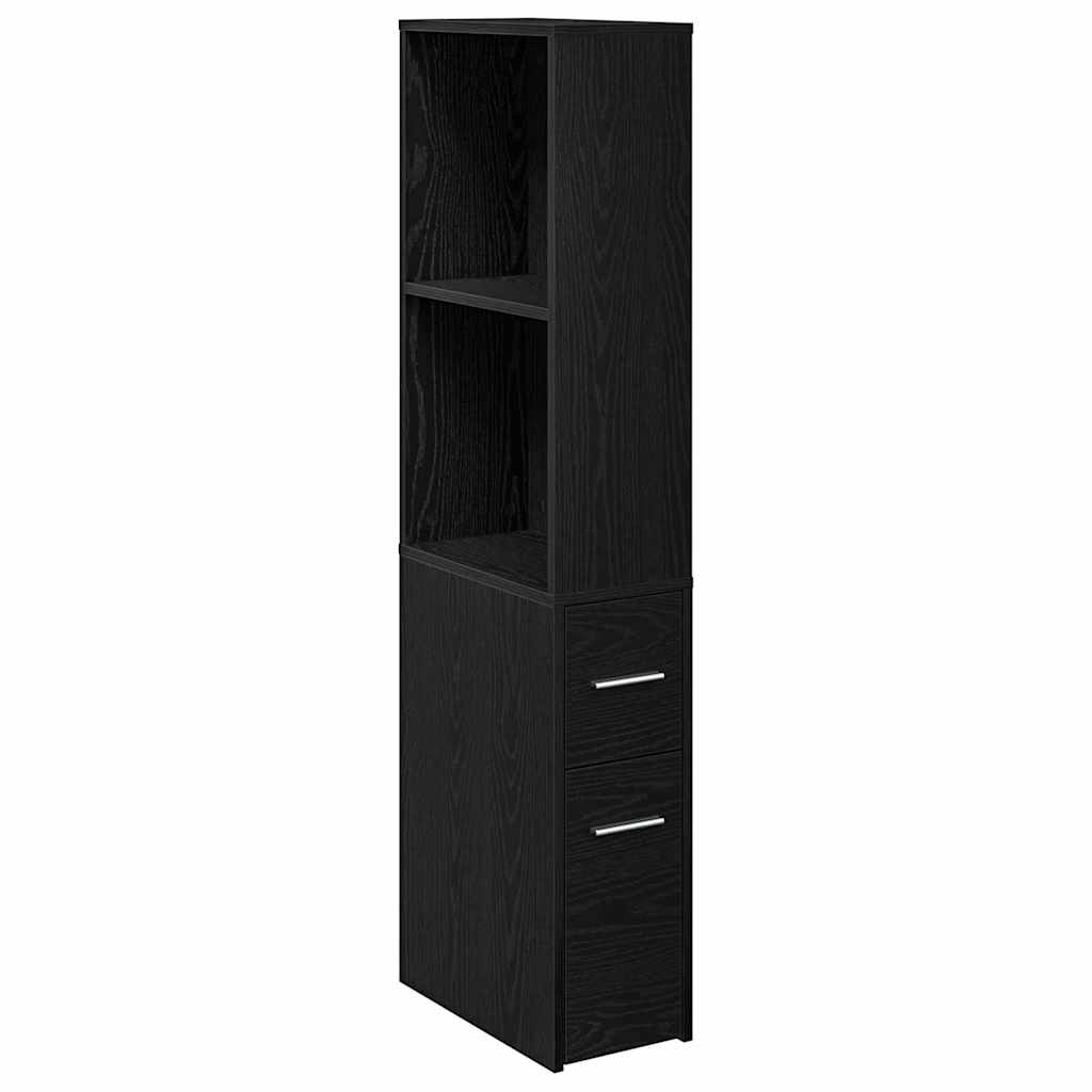 Set di mobili per il bagno Rovere Nero 22 x 41 x 135 cm