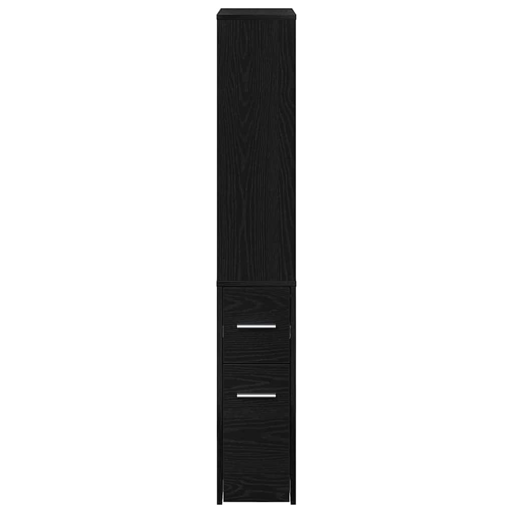 Set di mobili per il bagno Rovere Nero 22 x 41 x 135 cm