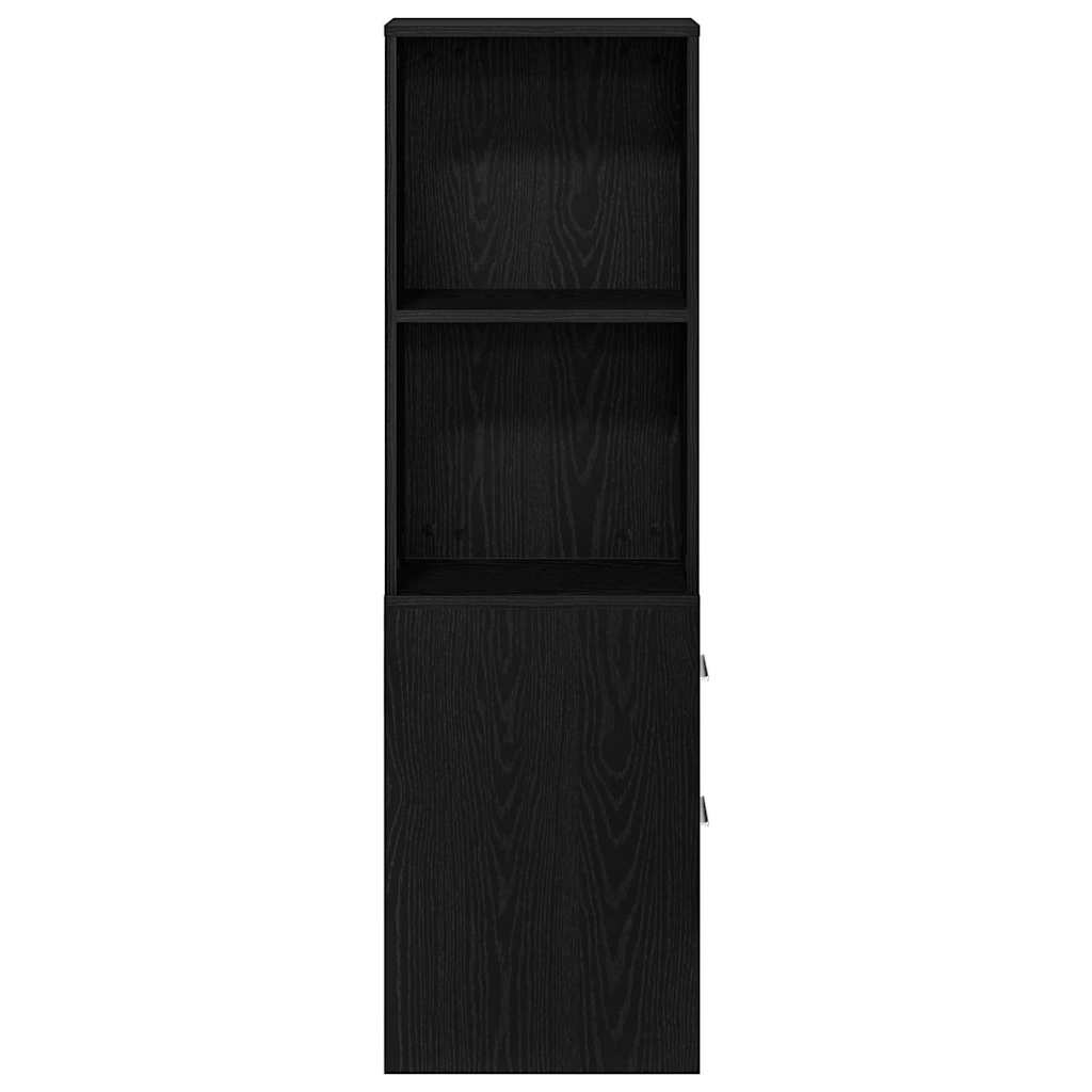 Set di mobili per il bagno Rovere Nero 22 x 41 x 135 cm